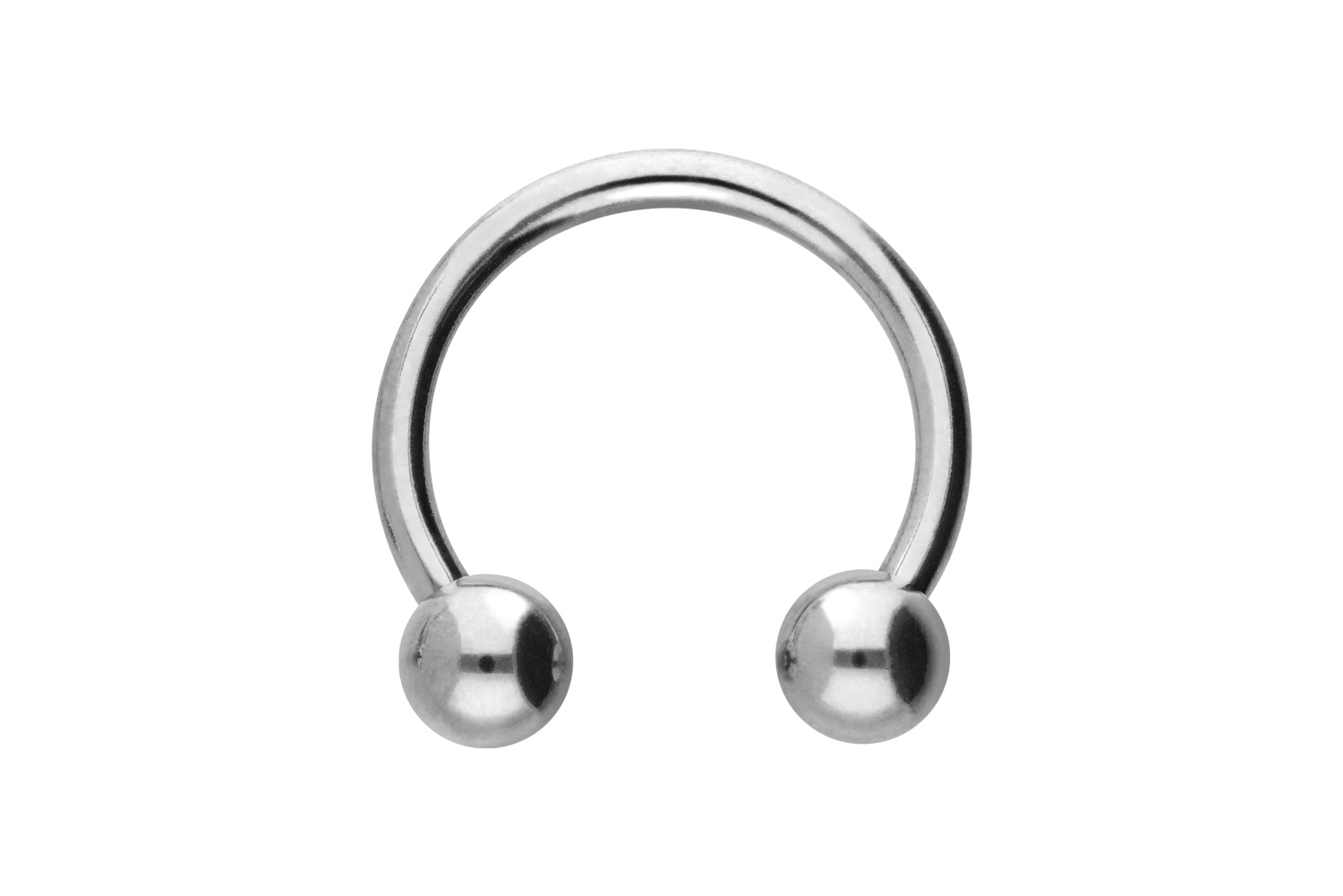 Surgical steel circular barbell
