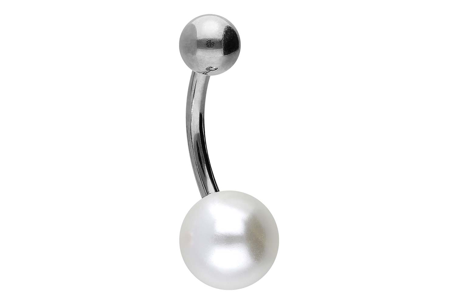 Titanium bananabell SYNTHETIC PEARL
