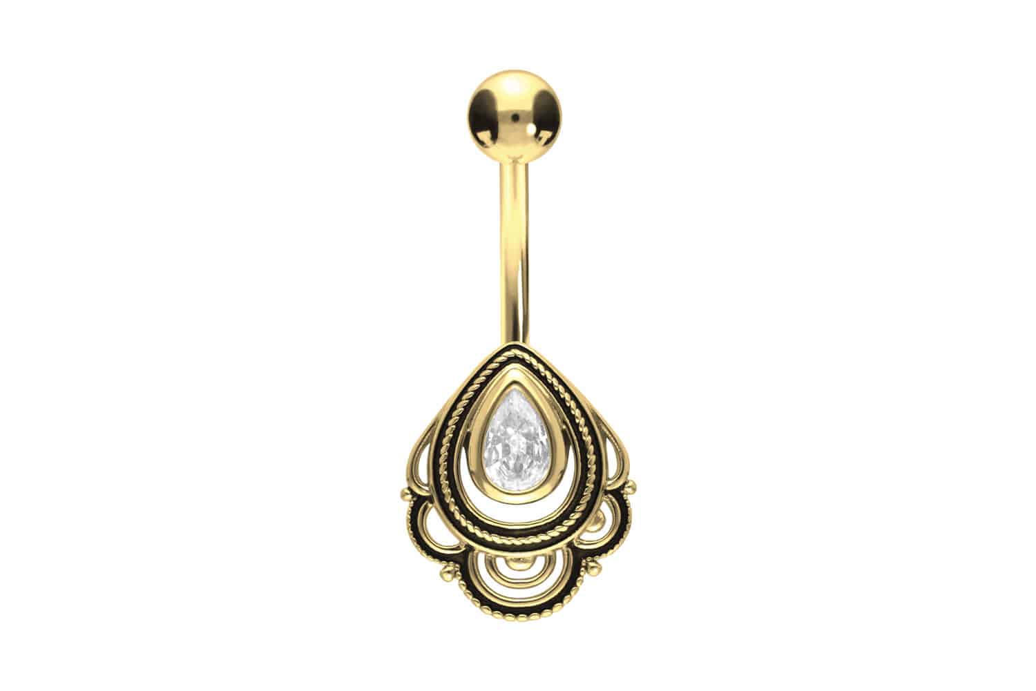 Surgical steel bananabell ORIENTAL DESIGN