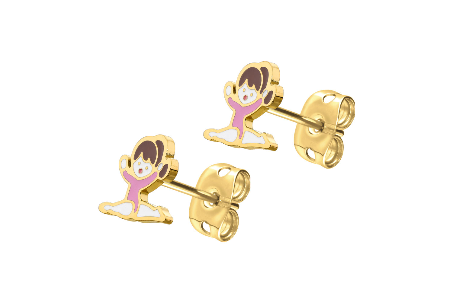 Titanium ear studs BALLERINA Titanium ear studs BALLERINA