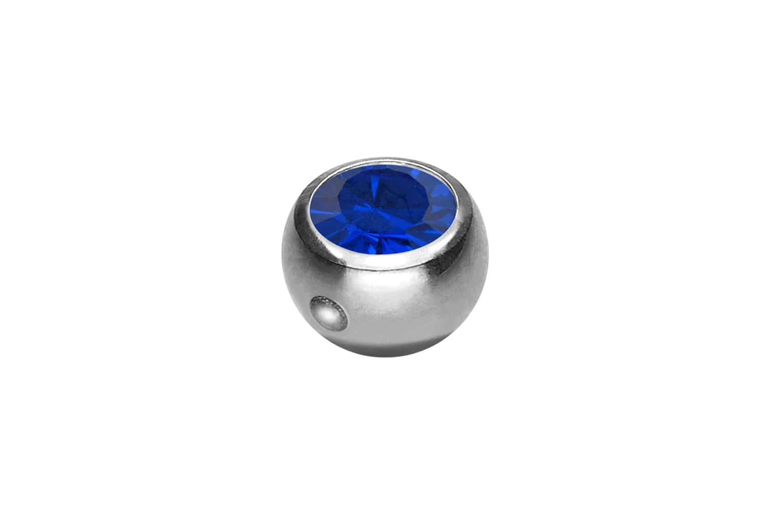 Surgical steel clip-in ball CRYSTAL