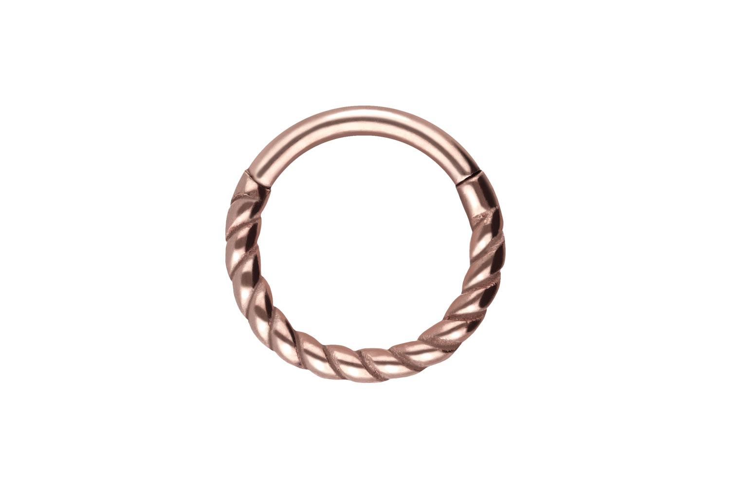 Chirurgenstahl Segmentring Clicker GEDREHT