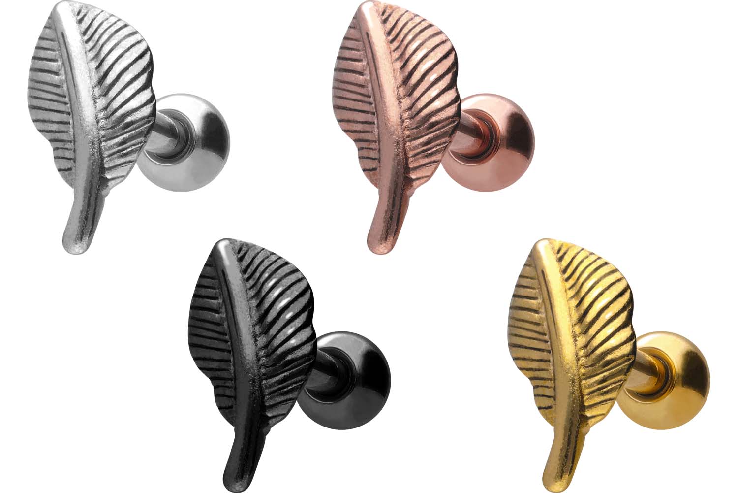 Chirurgenstahl Ohrpiercing FEDER