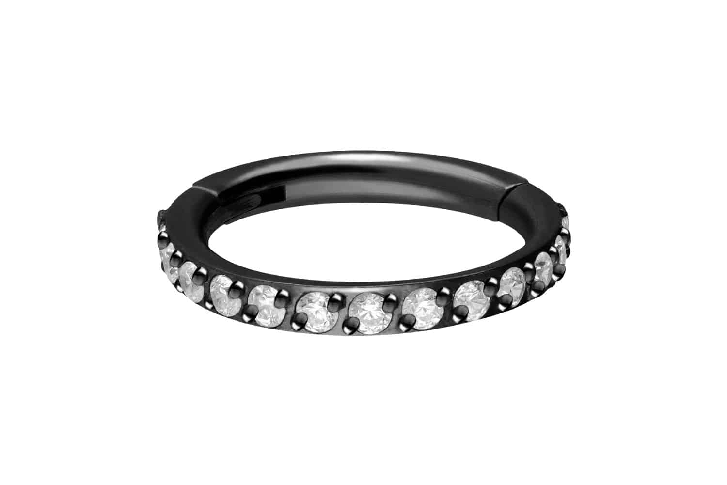 Titan Segmentring Clicker EINGEFASSTE KRISTALLE