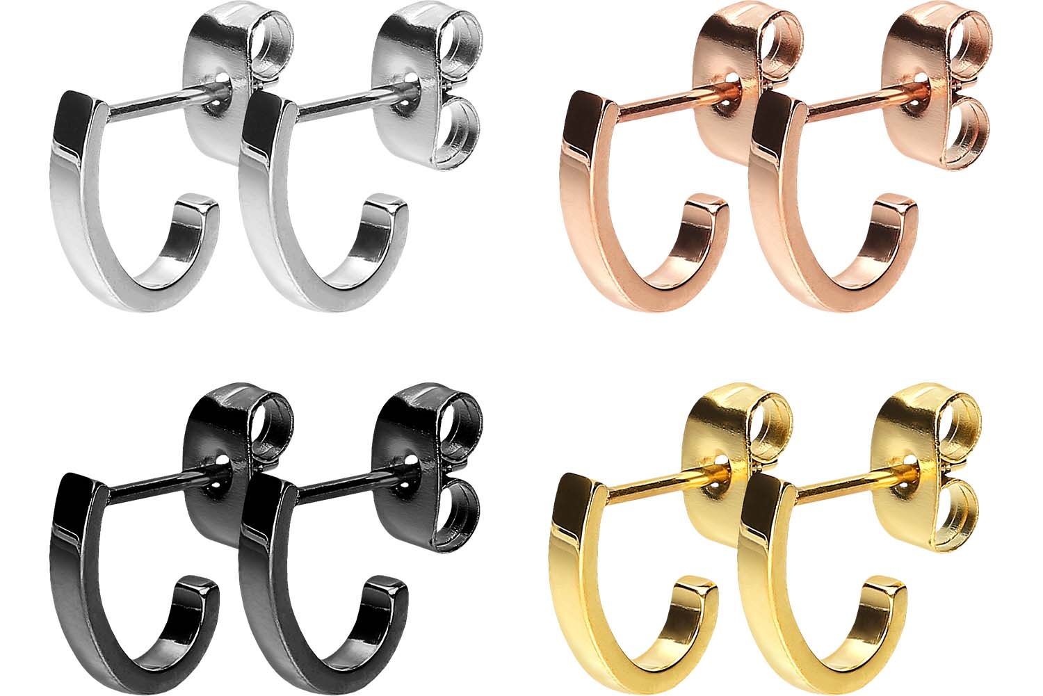 Surgical steel ear studs DESIGN ++SALE++