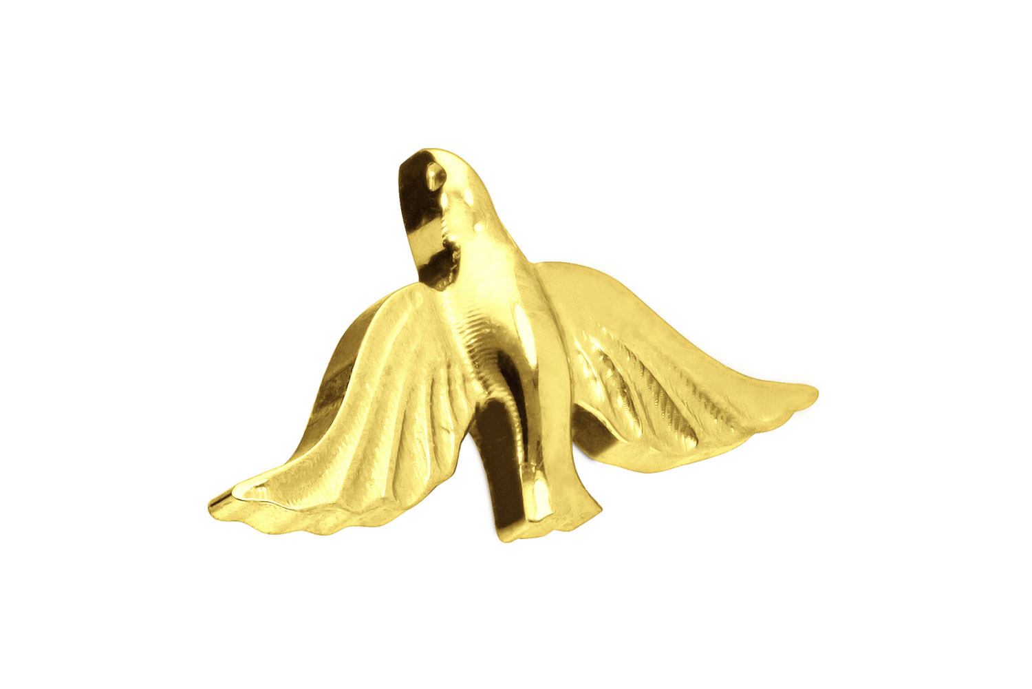 Titanium screw-in attachment with external thread DOVE