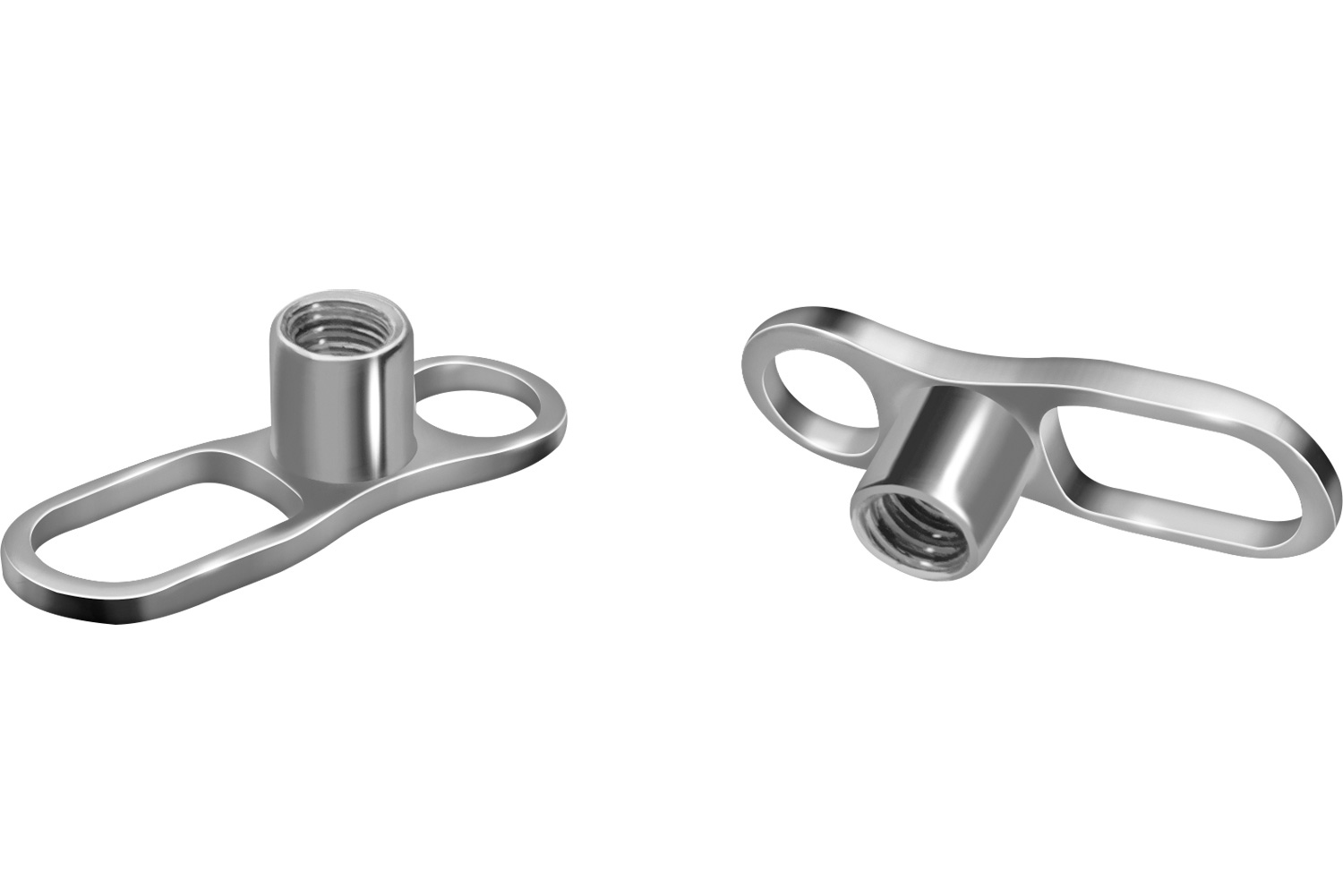 Titanium dermal anchor