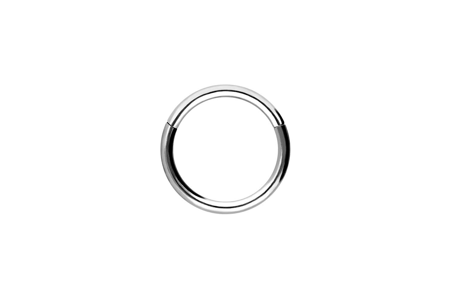 Titanium segment ring clicker