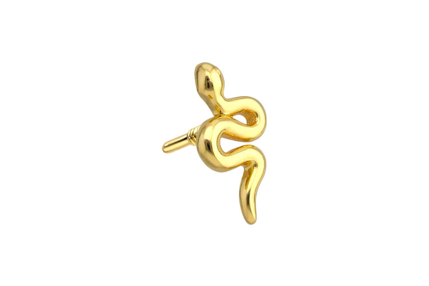 925 silver screw-in attachment with external thread SNAKE