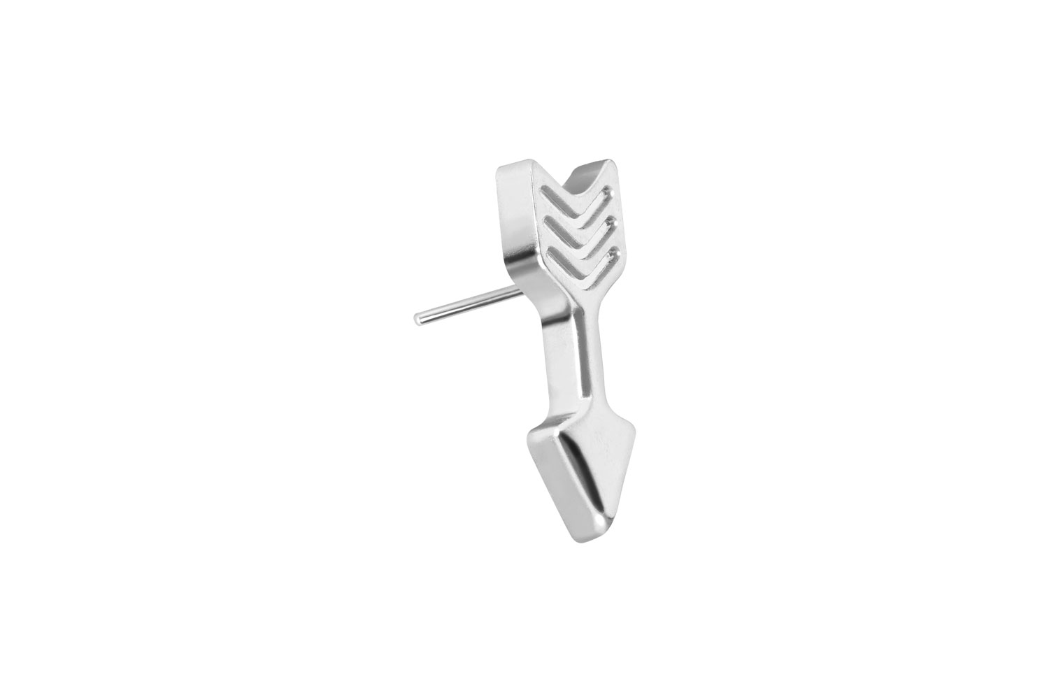 Titanium attachment with push pin ARROW