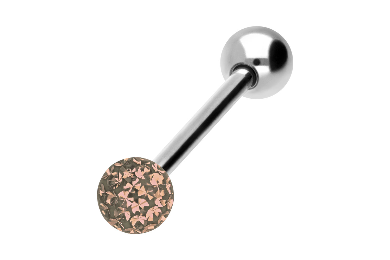 Titanium barbell EPOXY + TITANIUM BALL Titanium barbell EPOXY + TITANIUM BALL