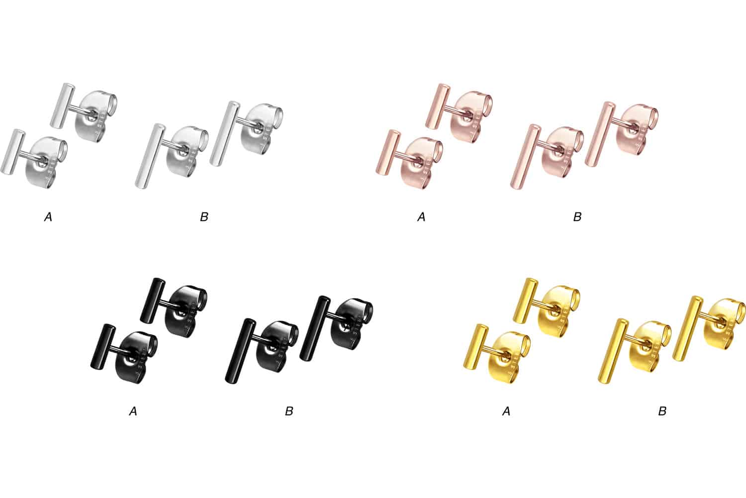 Chirurgenstahl Ohrstecker STAB