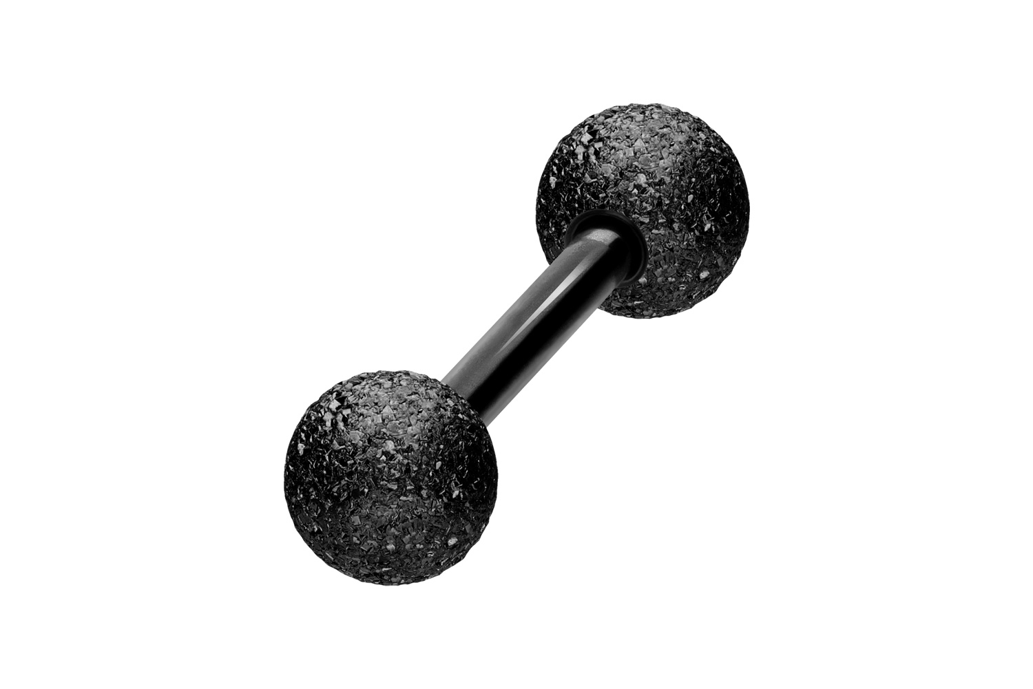 Surgical steel barbell DIAMOND LOOK