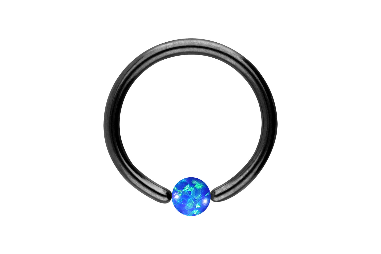 Titan Klemmkugelring SYNTHETISCHER OPAL