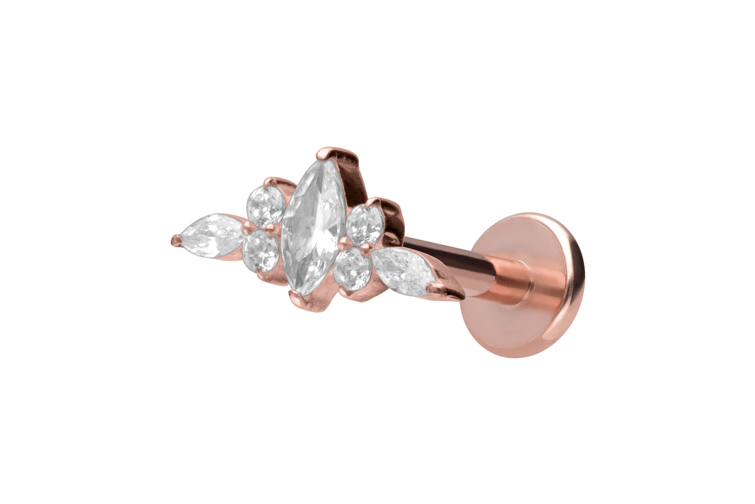 Titan Labret mit Innengewinde DESIGN