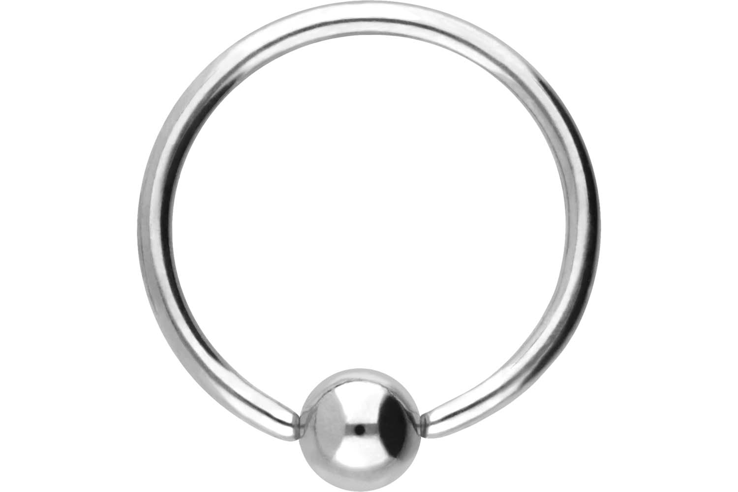 Chirurgenstahl Klemmkugelring