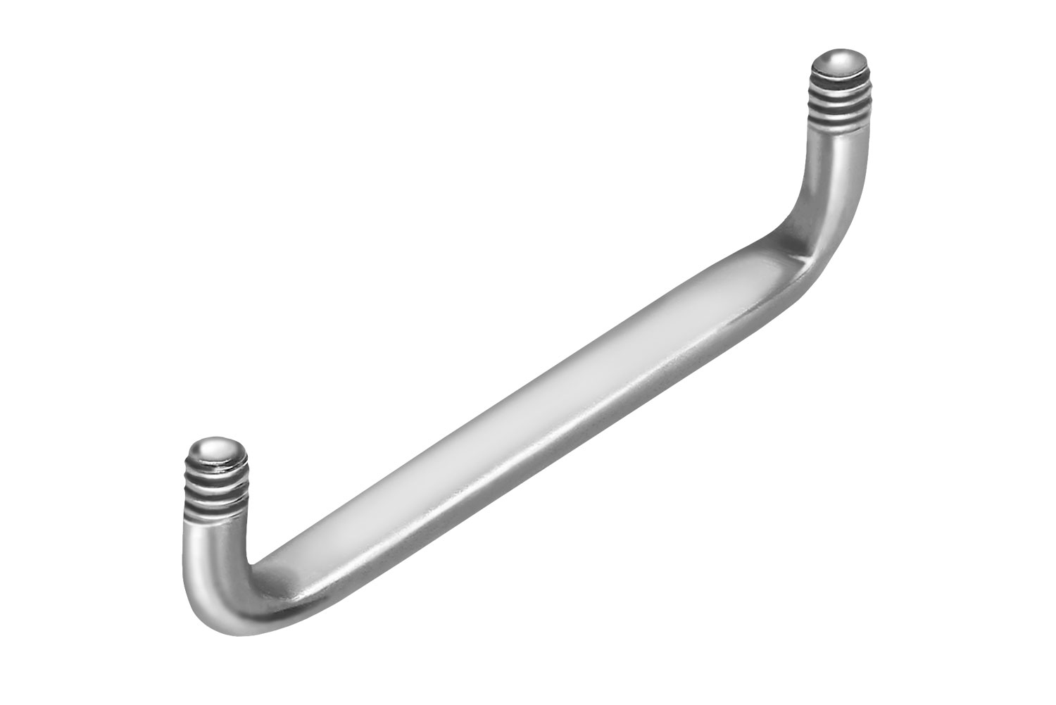 Titan Surface Barbell FLACH (90 Grad) ohne Kugeln