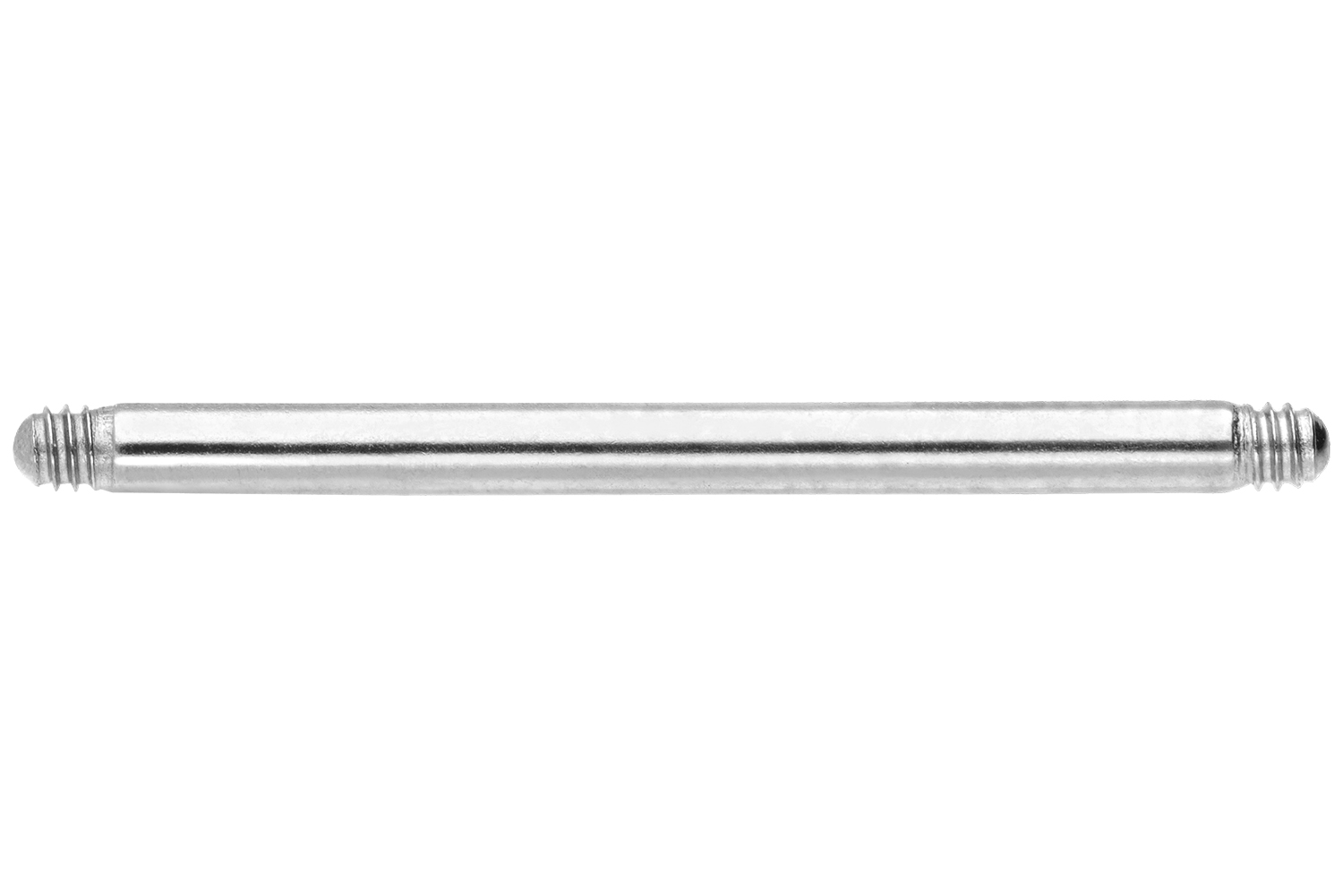 Titanium barbell without balls