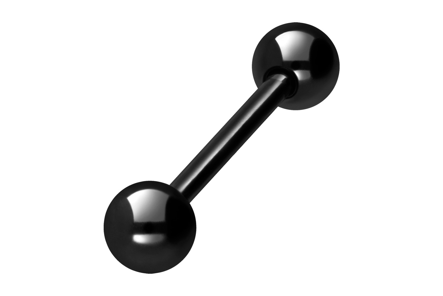 Titanium barbell with internal thread