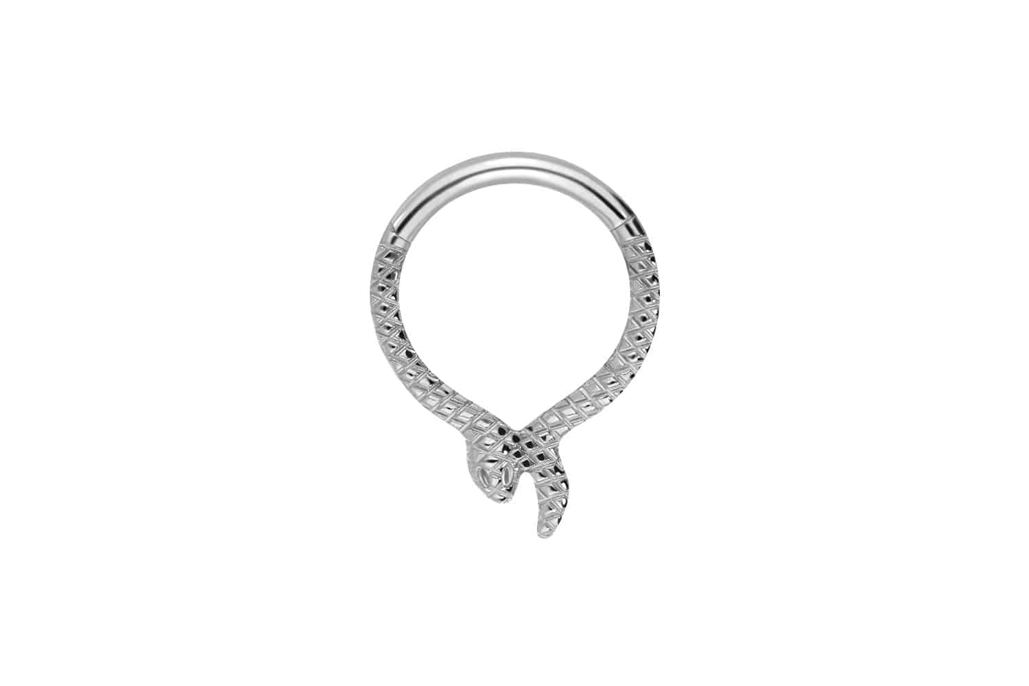 Titanium segment ring clicker SNAKE