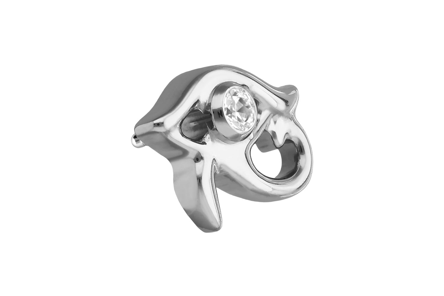Titanium screw-in attachment with external thread EYE OF HORUS