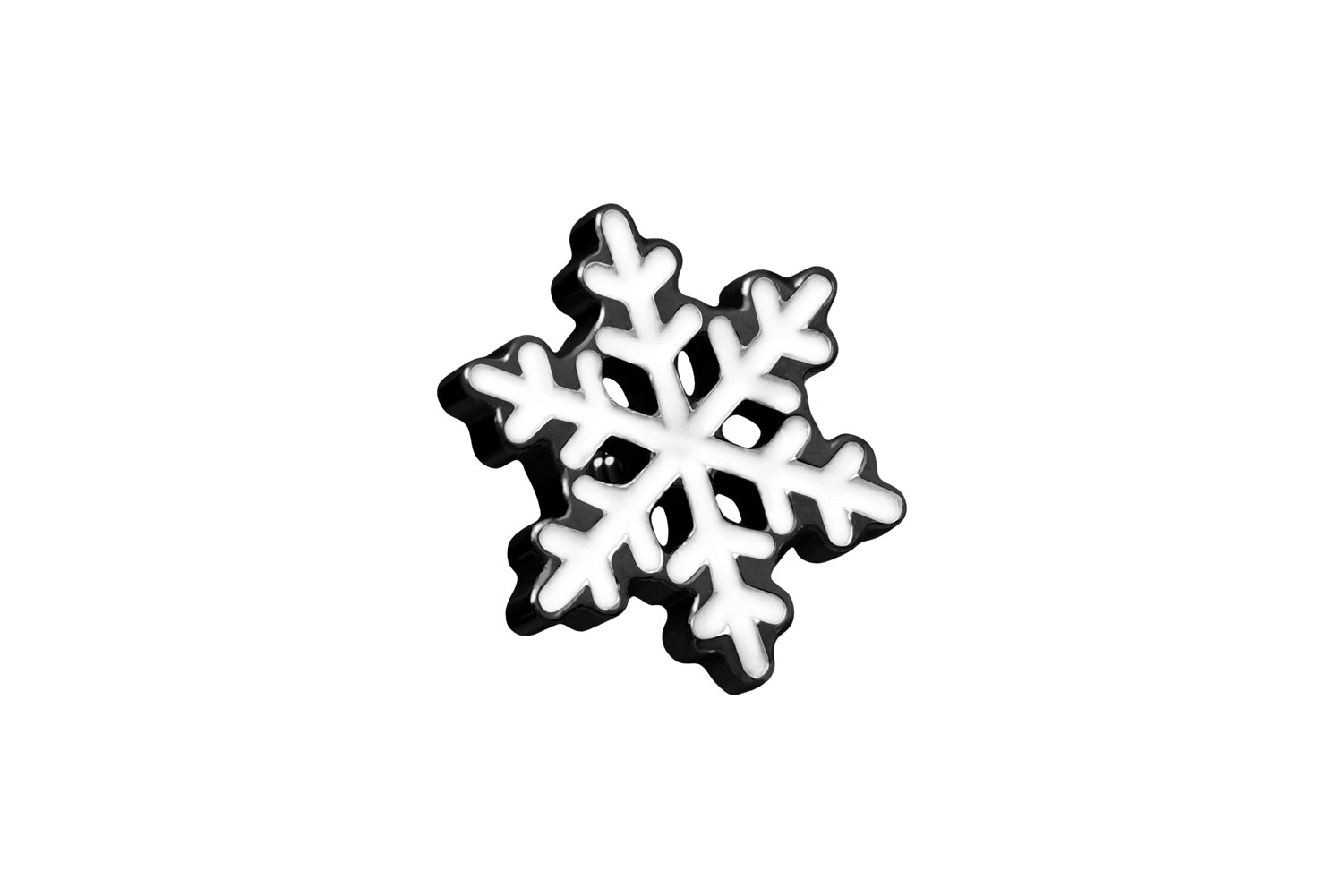 Titanium screw-in attachment with external thread SNOWFLAKE
