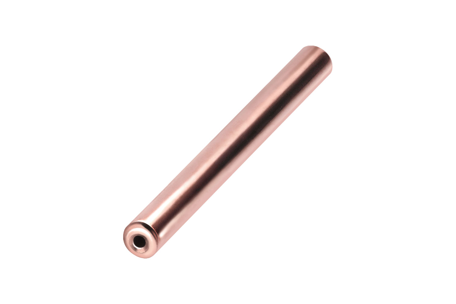 Titanium barbell with push fit without balls