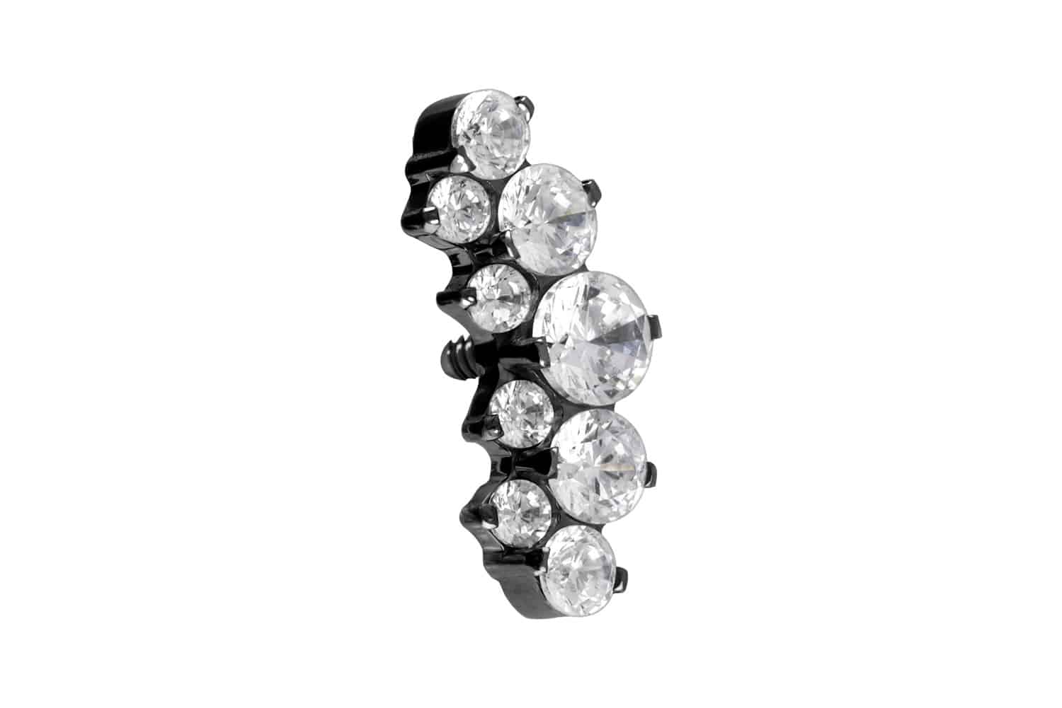 Titanium screw-in attachment with external thread CRYSTAL ARCH