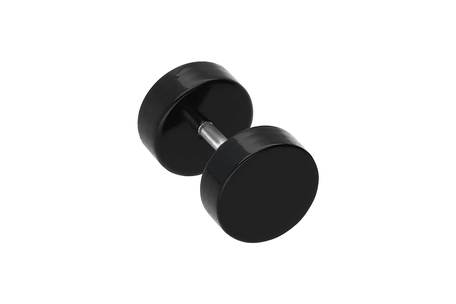 Acrylic fake plug BLACK