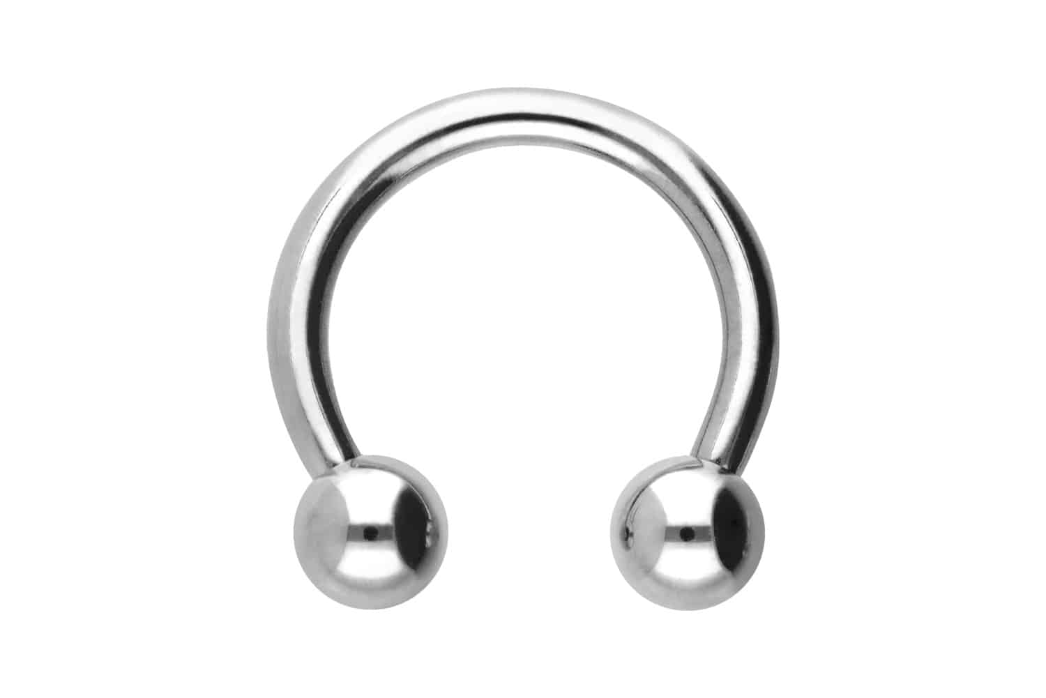 Titanium circular barbell