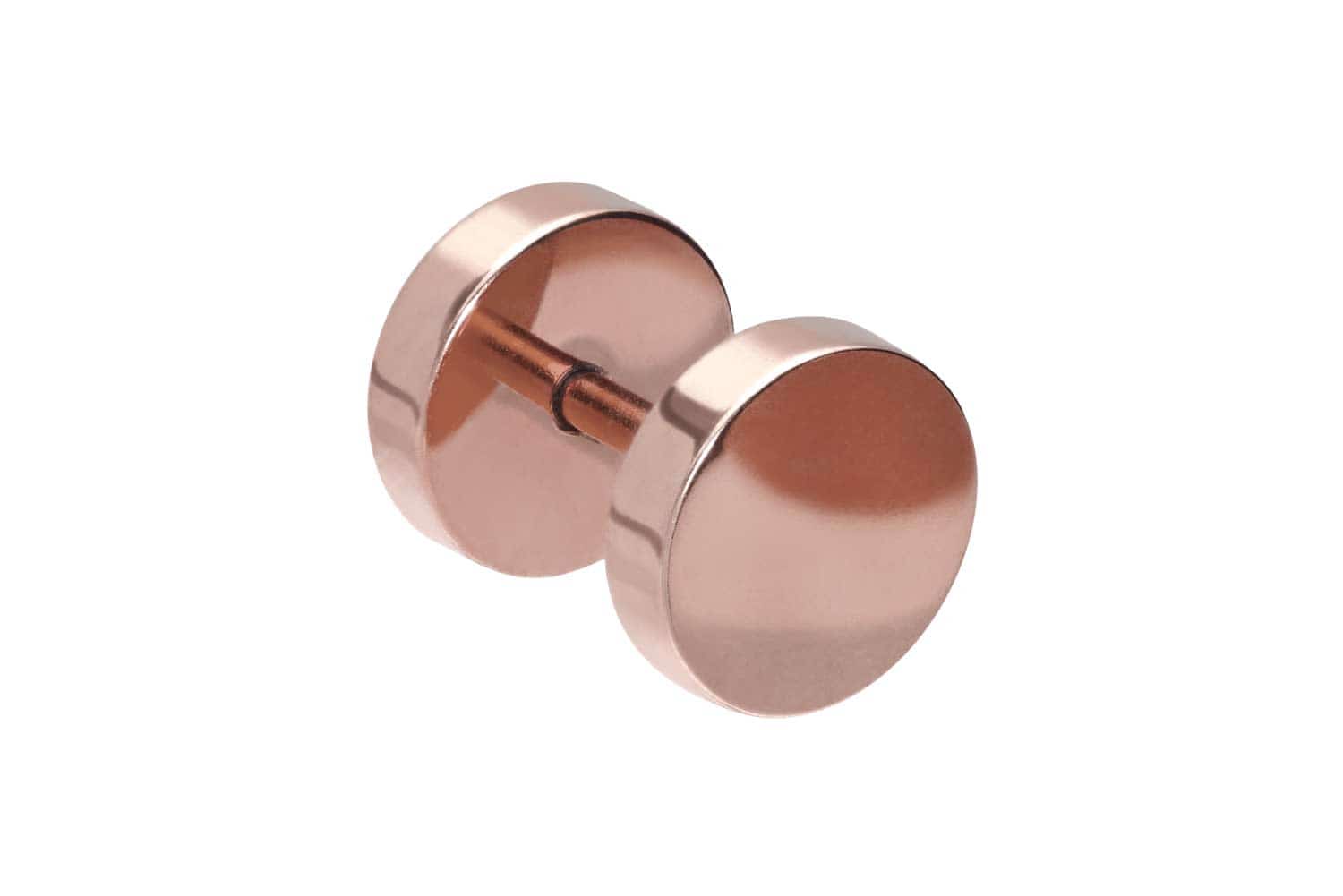 Surgical steel fake plug