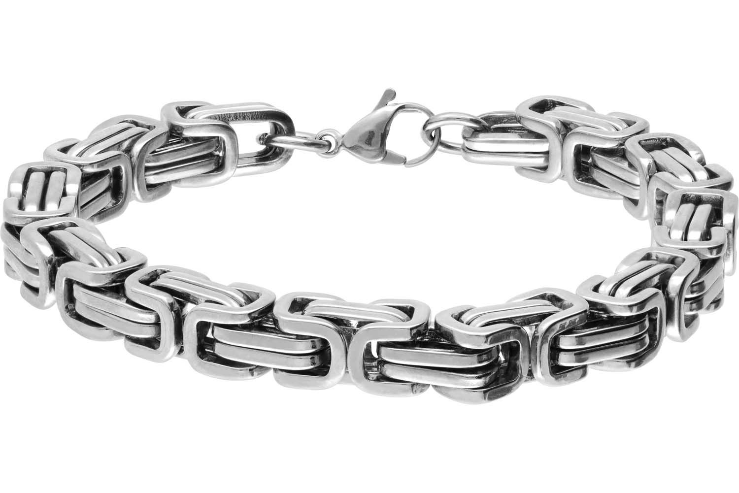 Surgical steel steel king bracelet