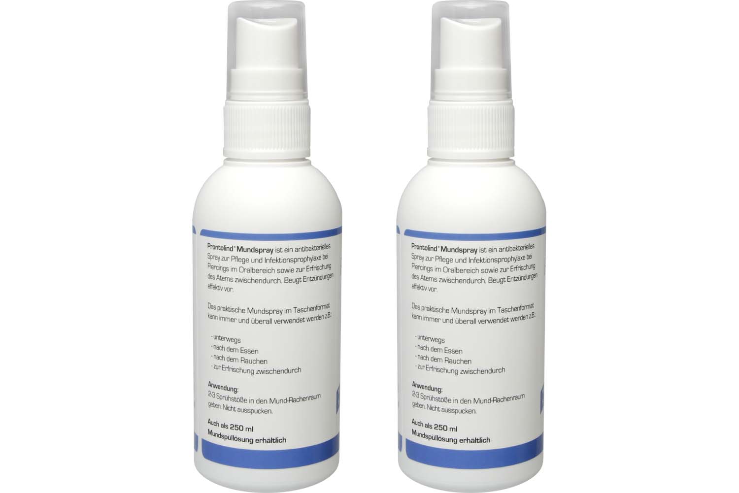 Set of 2 ProntoLind mouth spray 75 ml