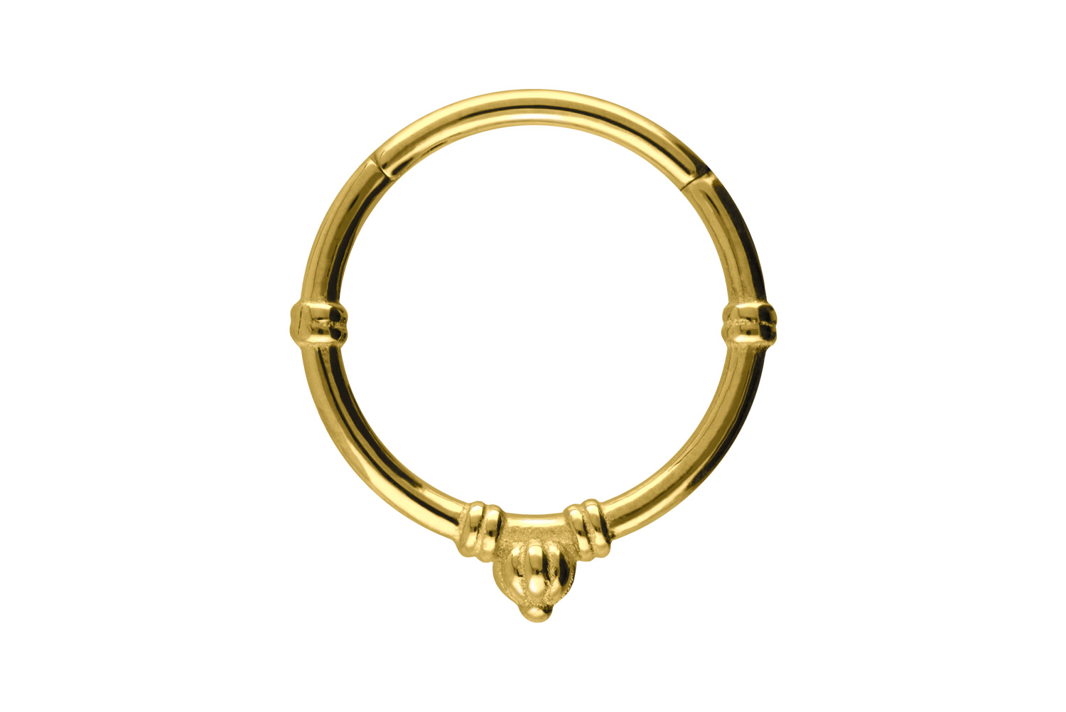 Surgical steel segment ring clicker RETRO DESIGN