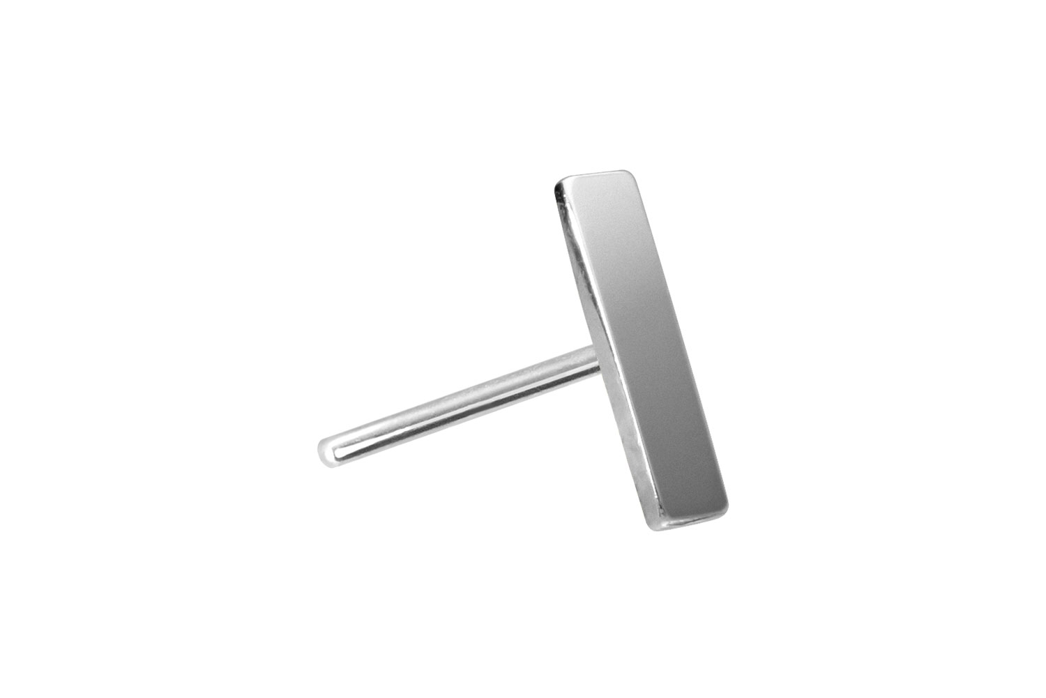 14 carat gold attachment with titanium push pin BAR