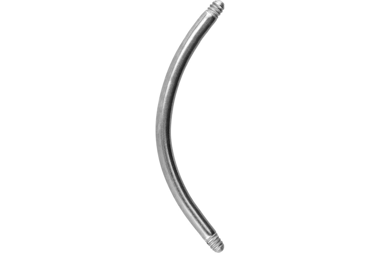 Surgical steel banana without balls