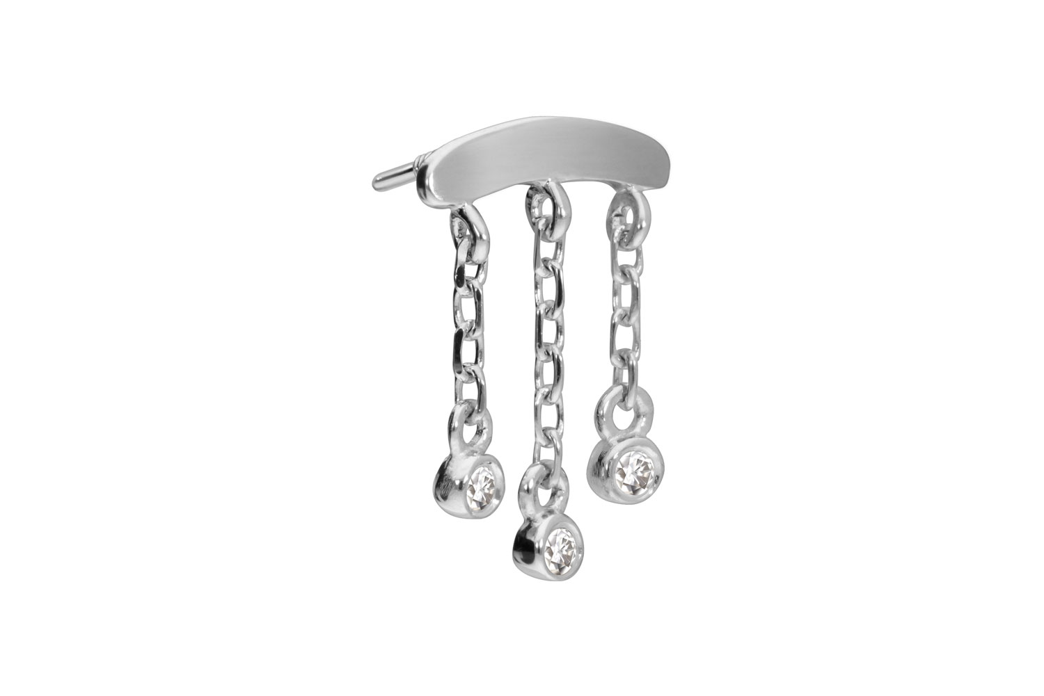 14 carat gold screw-in attachment with external thread WIND CHIME