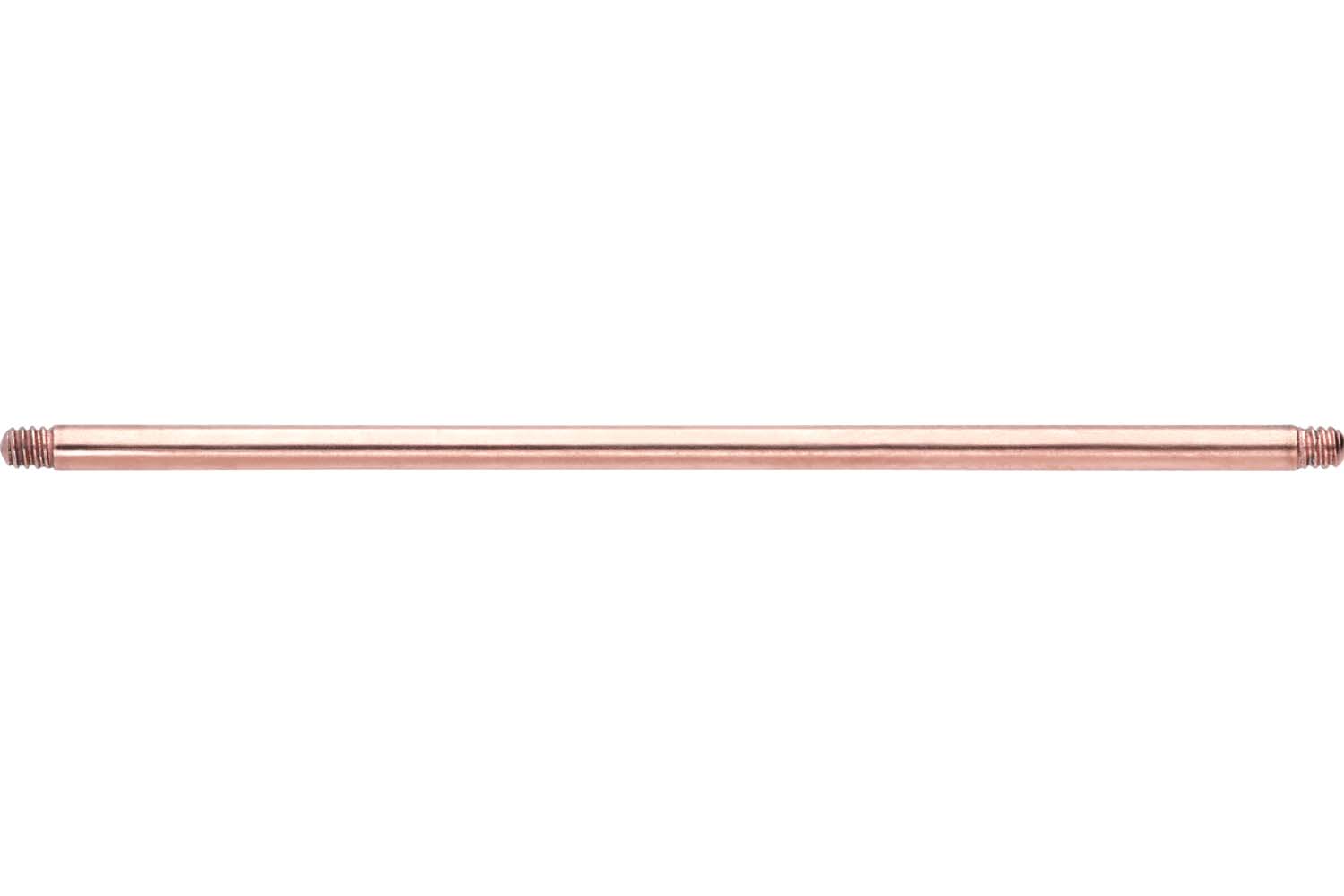 Titanium barbell without balls