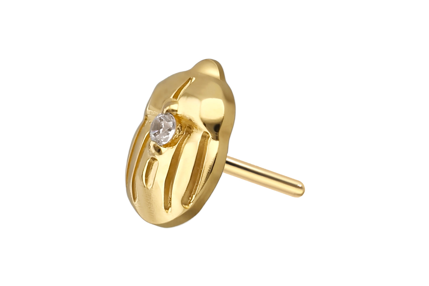 Titanium attachment with push pin SCARAB