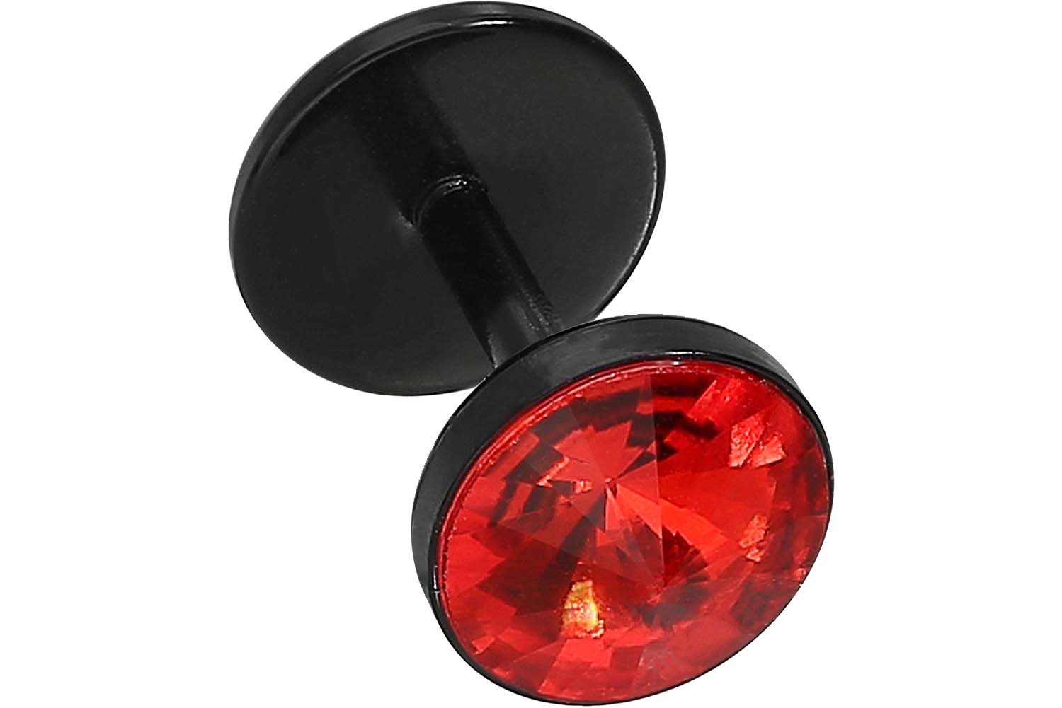 Acrylic fake plug black CRYSTAL ++SALE++