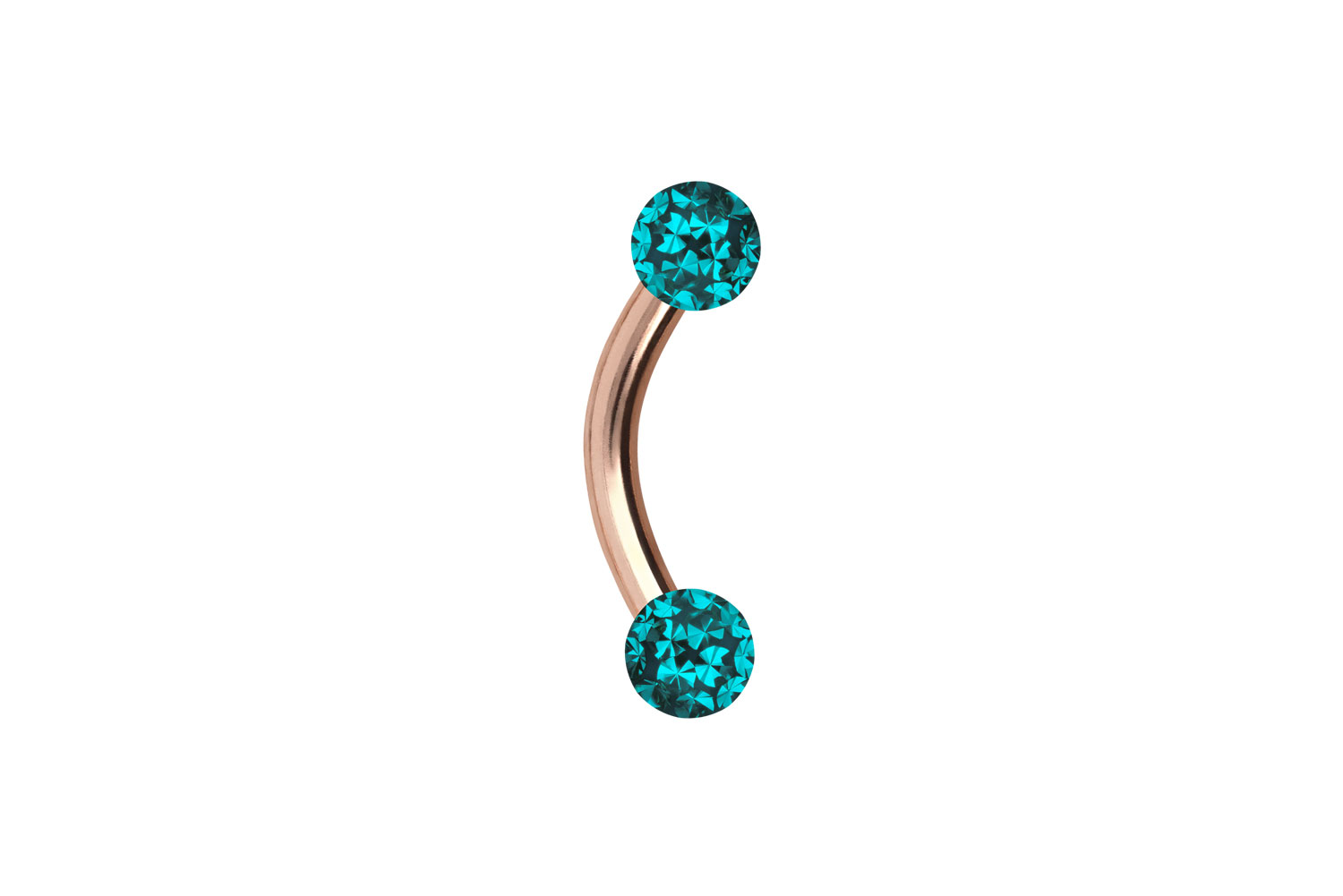 Surgical steel banana EPOXY-BALLS