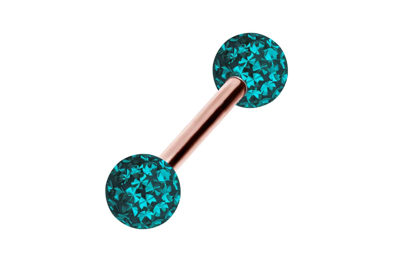 Titanium barbell EPOXY BALLS