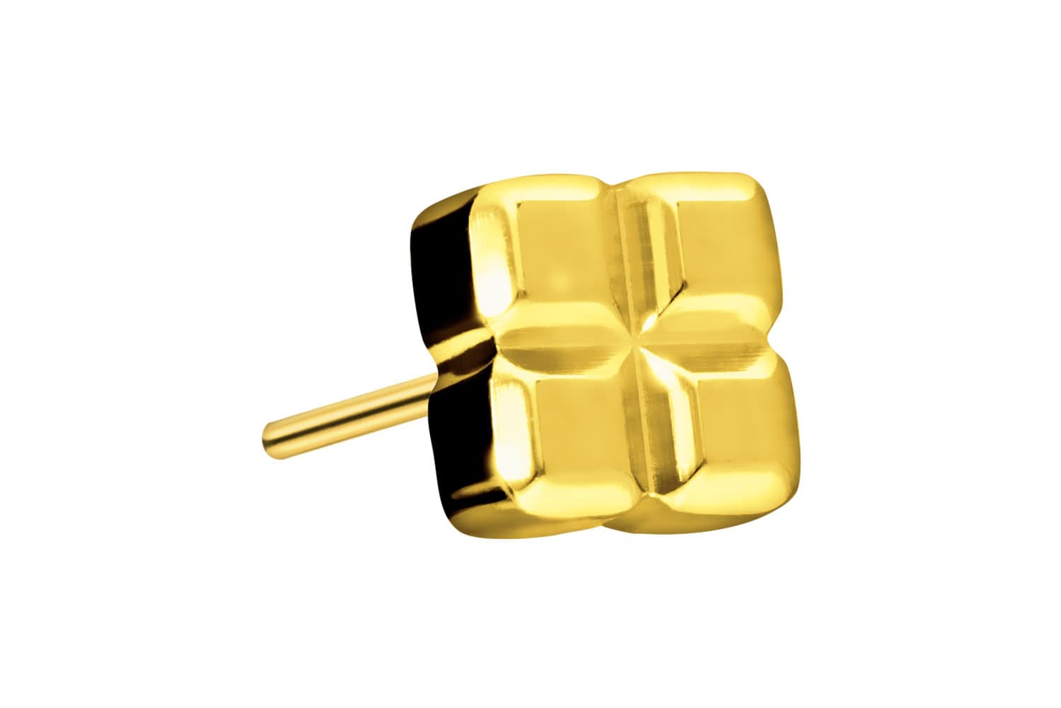 Titanium attachment with push pin SQUARE ++SALE++