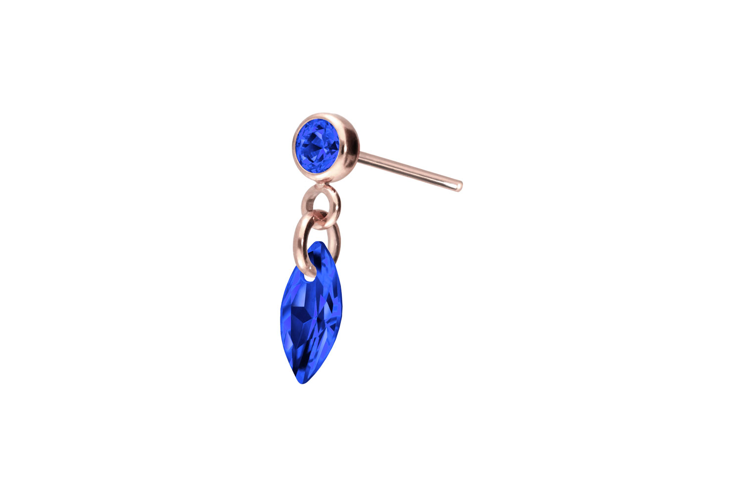 Titan Aufsatz mit Push Pin KRISTALLOVAL