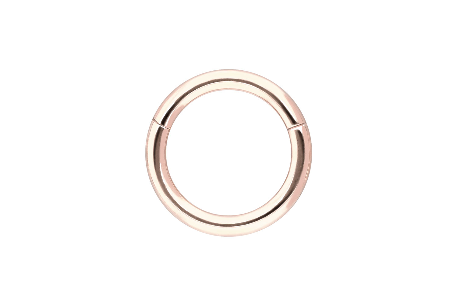 14/18 carat gold segment ring clicker