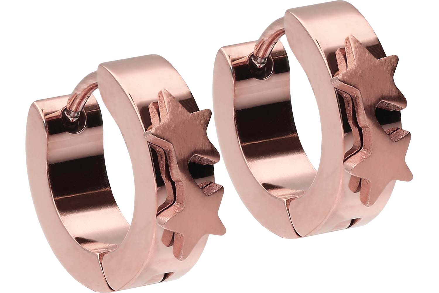Surgical steel creoles TWO STARS ++SALE++