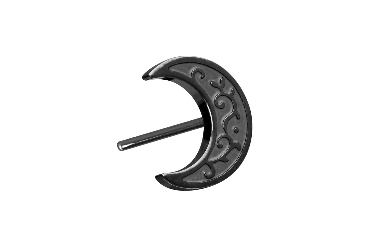 Titanium attachment with push pin MOON