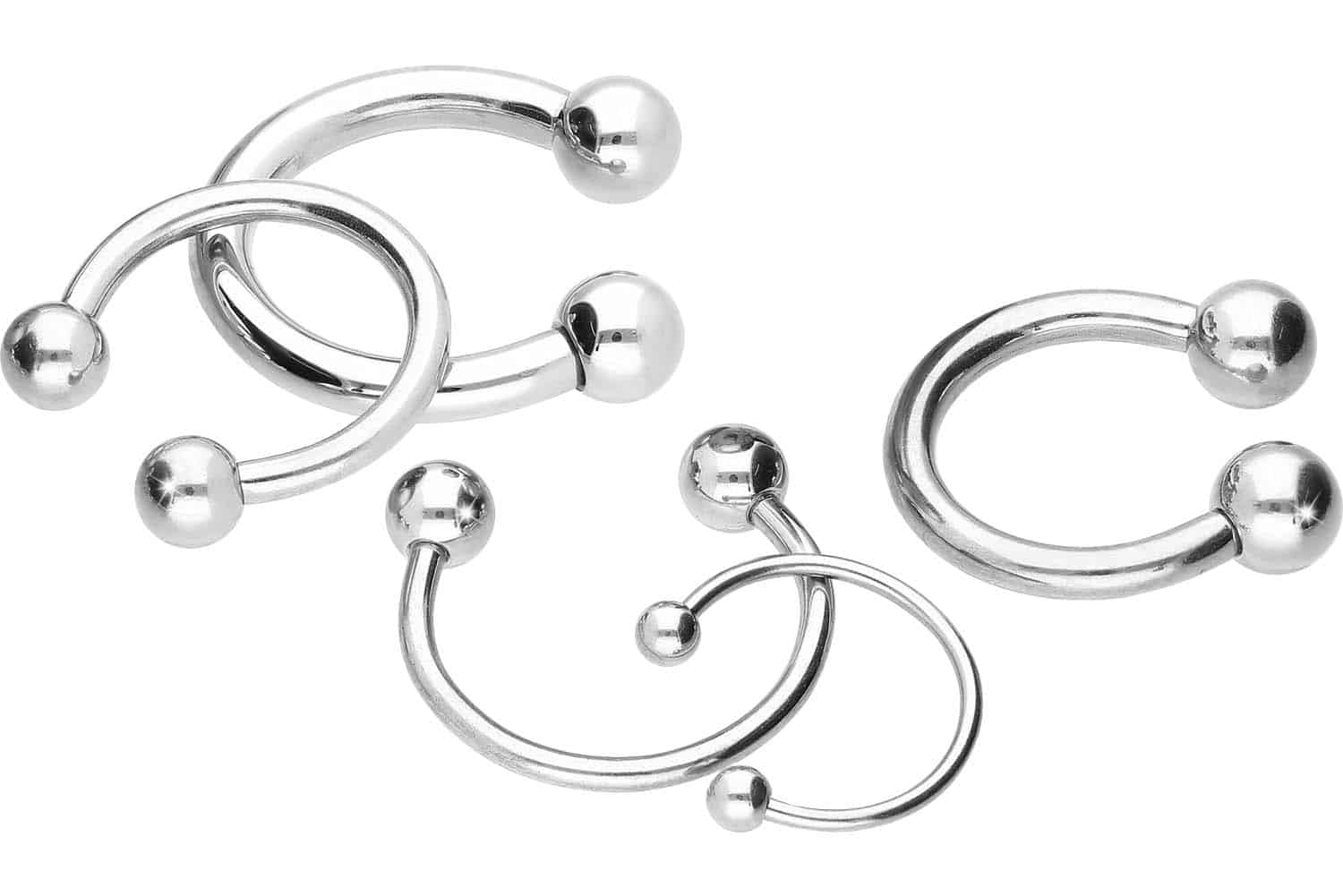 Titanium circular barbell