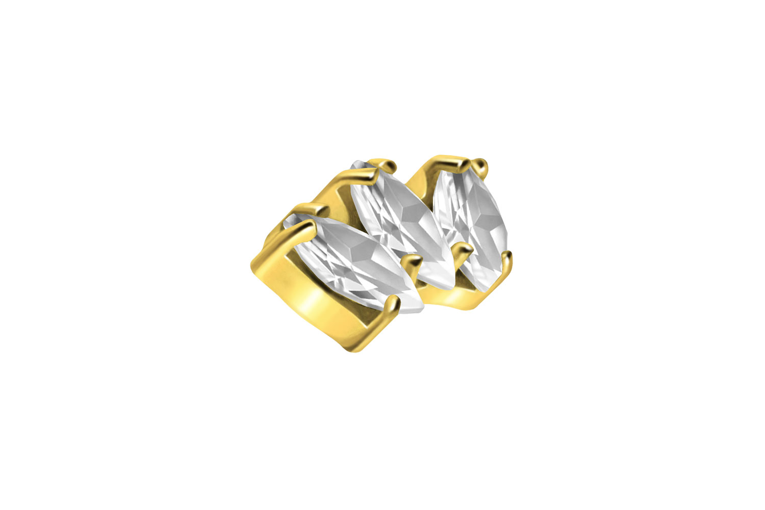 Titan Schraubaufsatz mit Außengewinde 3 KRISTALLTROPFEN