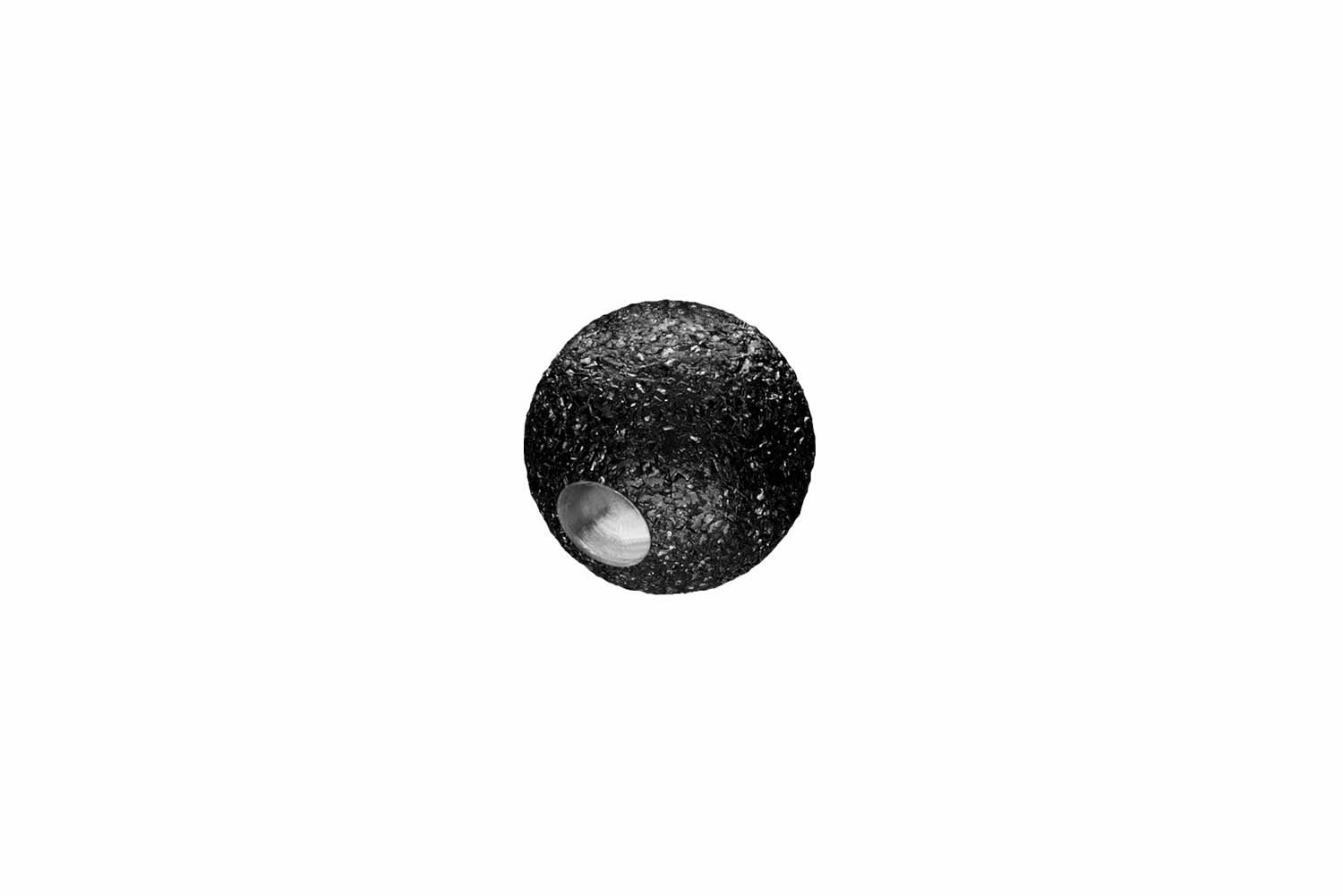 Surgical steel clip-in ball DIAMOND LOOK